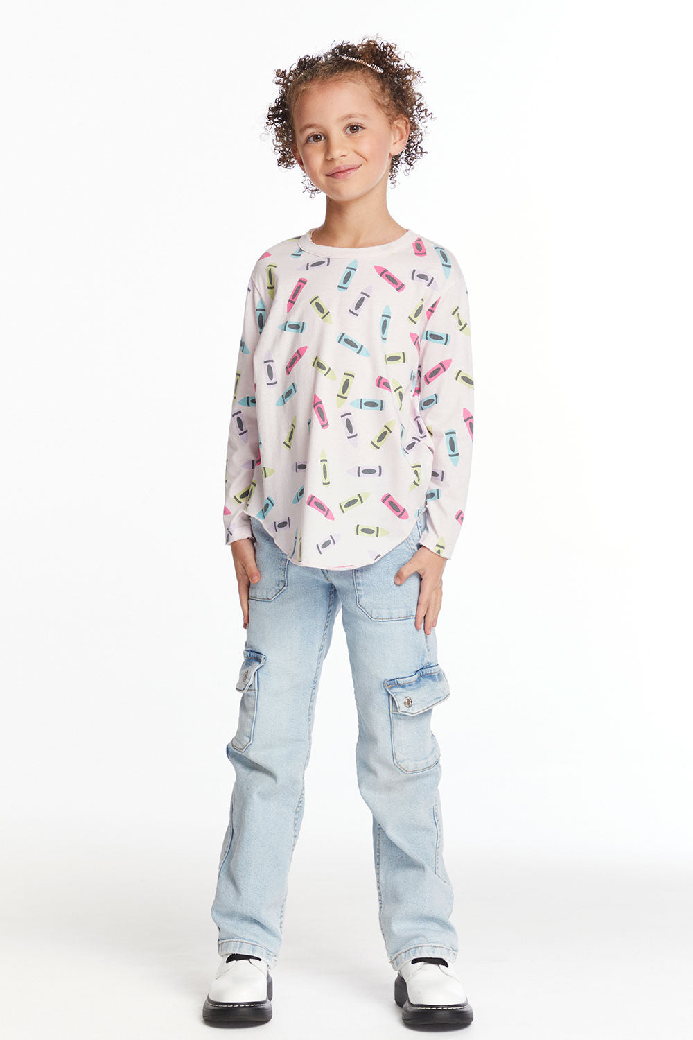 Coloring Time Girls Long Sleeve Girls chaserbrand
