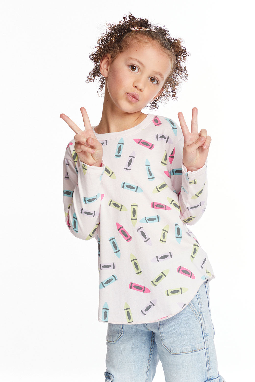 Coloring Time Girls Long Sleeve Girls chaserbrand
