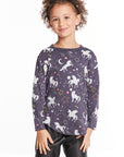 Unicorn Dreams Girls Long Sleeve Pullover Girls chaserbrand