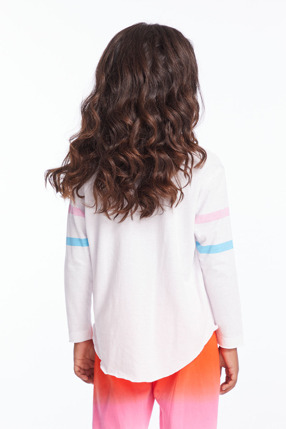 Rainbow Watercolor Girls Long Sleeve Girls chaserbrand