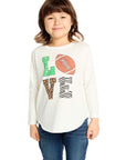 Love Football Long Sleeve Girls chaserbrand