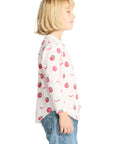 Allover Apples Long Sleeve Girls chaserbrand