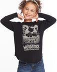Woodstock Peace Love Music Girls Long Sleeve Girls chaserbrand