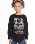Woodstock Peace Love Music Girls Long Sleeve Girls chaserbrand