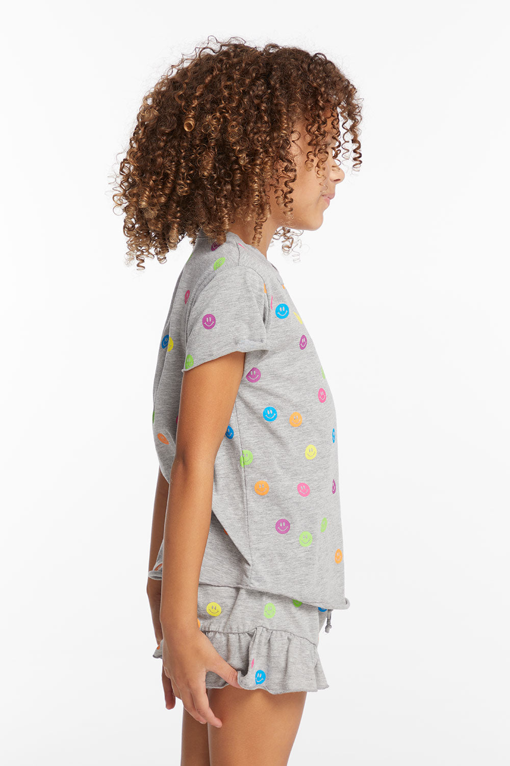 Rainbow Smiles Girls Crew Neck Tee GIRLS chaserbrand