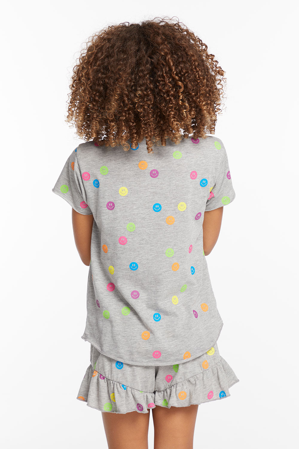 Rainbow Smiles Girls Crew Neck Tee GIRLS chaserbrand