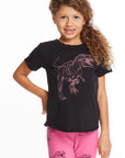 Dino Time Girls Crew Neck Tee Girls chaserbrand
