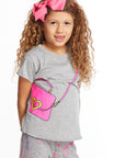 Cute Purse Girls Crew Neck Tee Girls chaserbrand