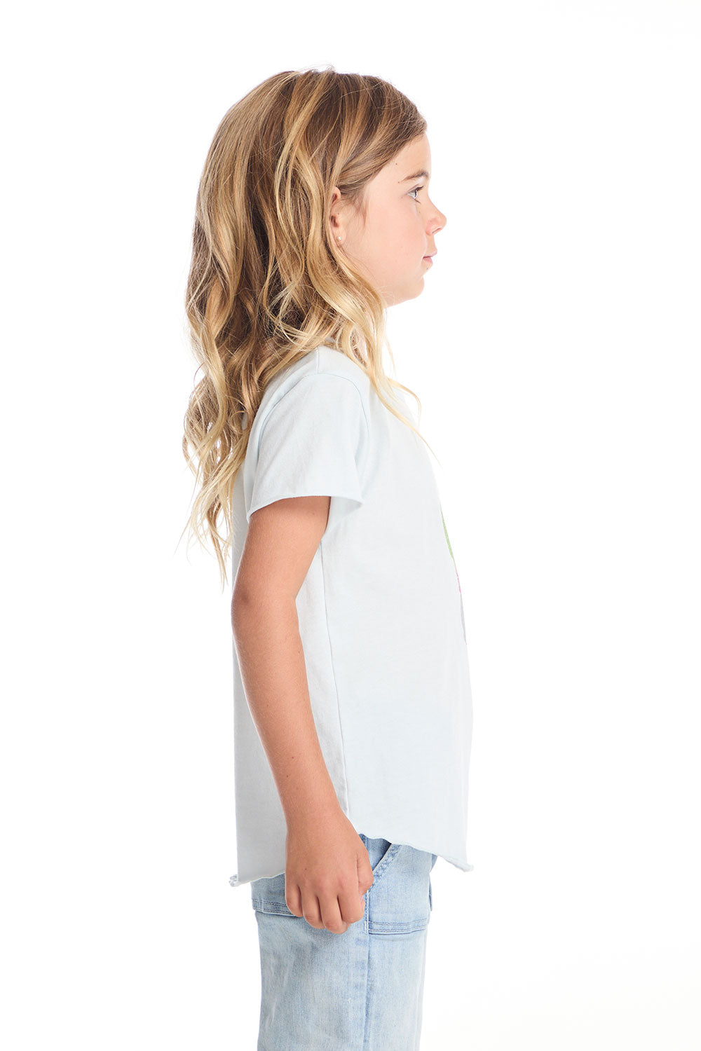 Glitter Ice Cream Cone Girls Shirttail Tee GIRLS chaserbrand
