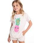Lashy Pineapple Girls Shirttail Tee GIRLS chaserbrand