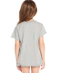 Neon Bolts Shirttail Tee Girls chaserbrand