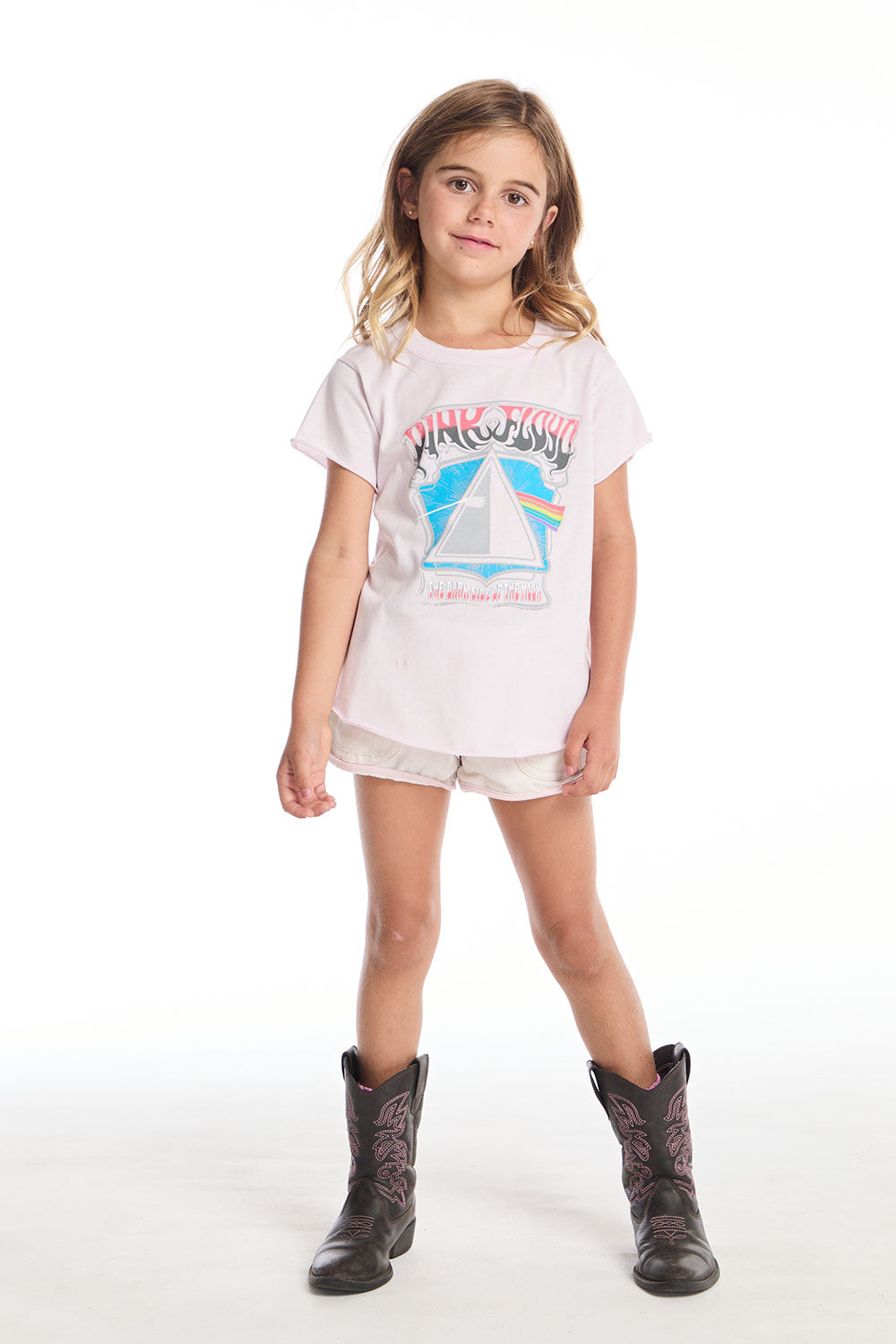 Pink Floyd The Dark Side of the Moon Girls Shirttail Tee GIRLS chaserbrand