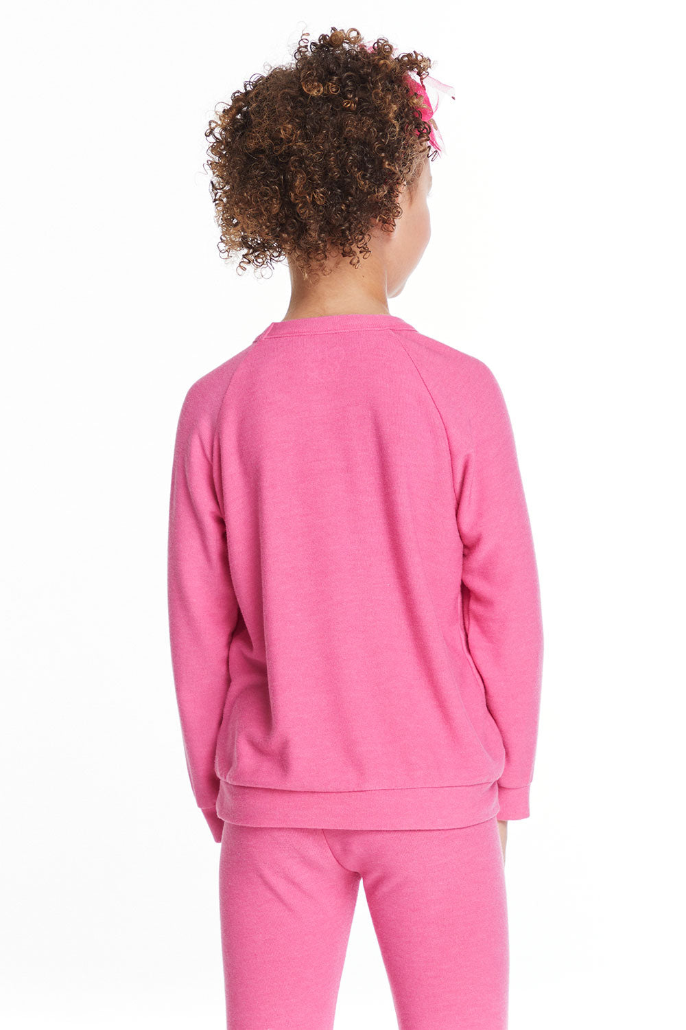 Glitter Unicorn Girls Raglan Pullover Girls chaserbrand