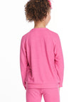 Glitter Unicorn Girls Raglan Pullover Girls chaserbrand