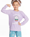 Cupcakes For Breakfast Girls Pullover Girls chaserbrand