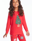 Christmas Tree Girls Pullover Girls chaserbrand
