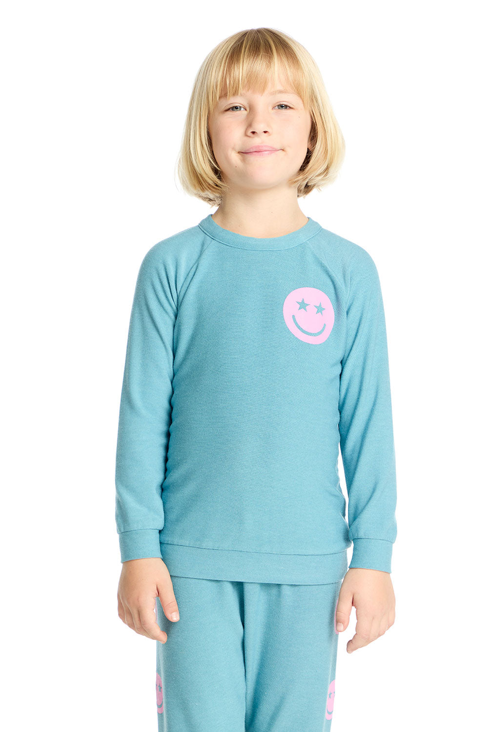 Star Smiley Long Sleeve Girls chaserbrand