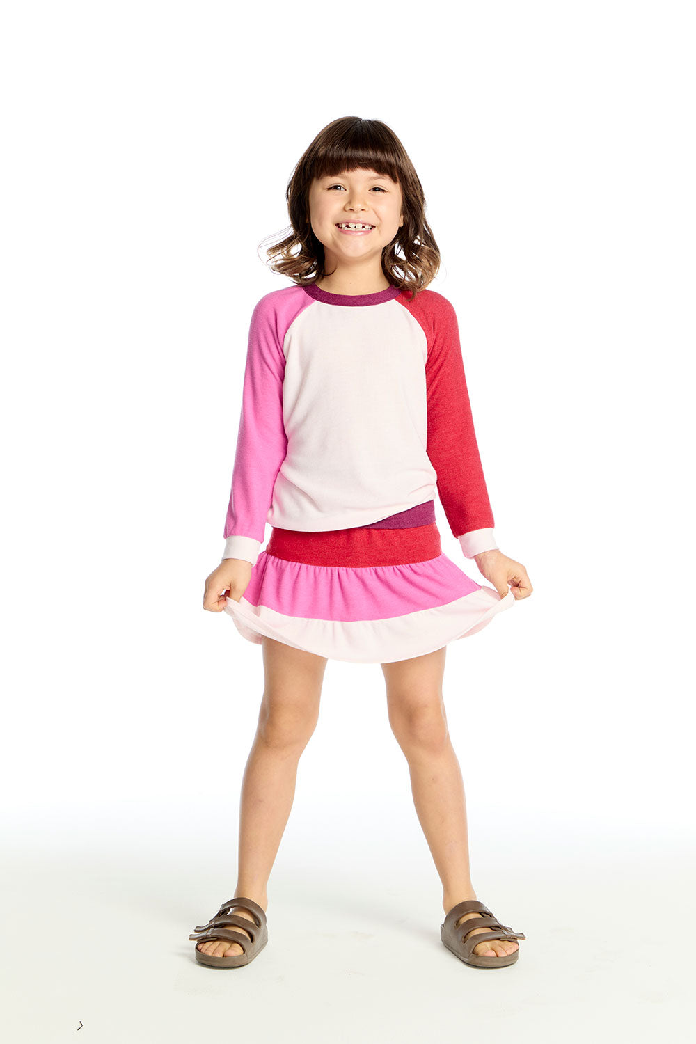 Peplumm Pinky Skort Girls chaserbrand