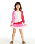 Peplumm Pinky Skort Girls chaserbrand