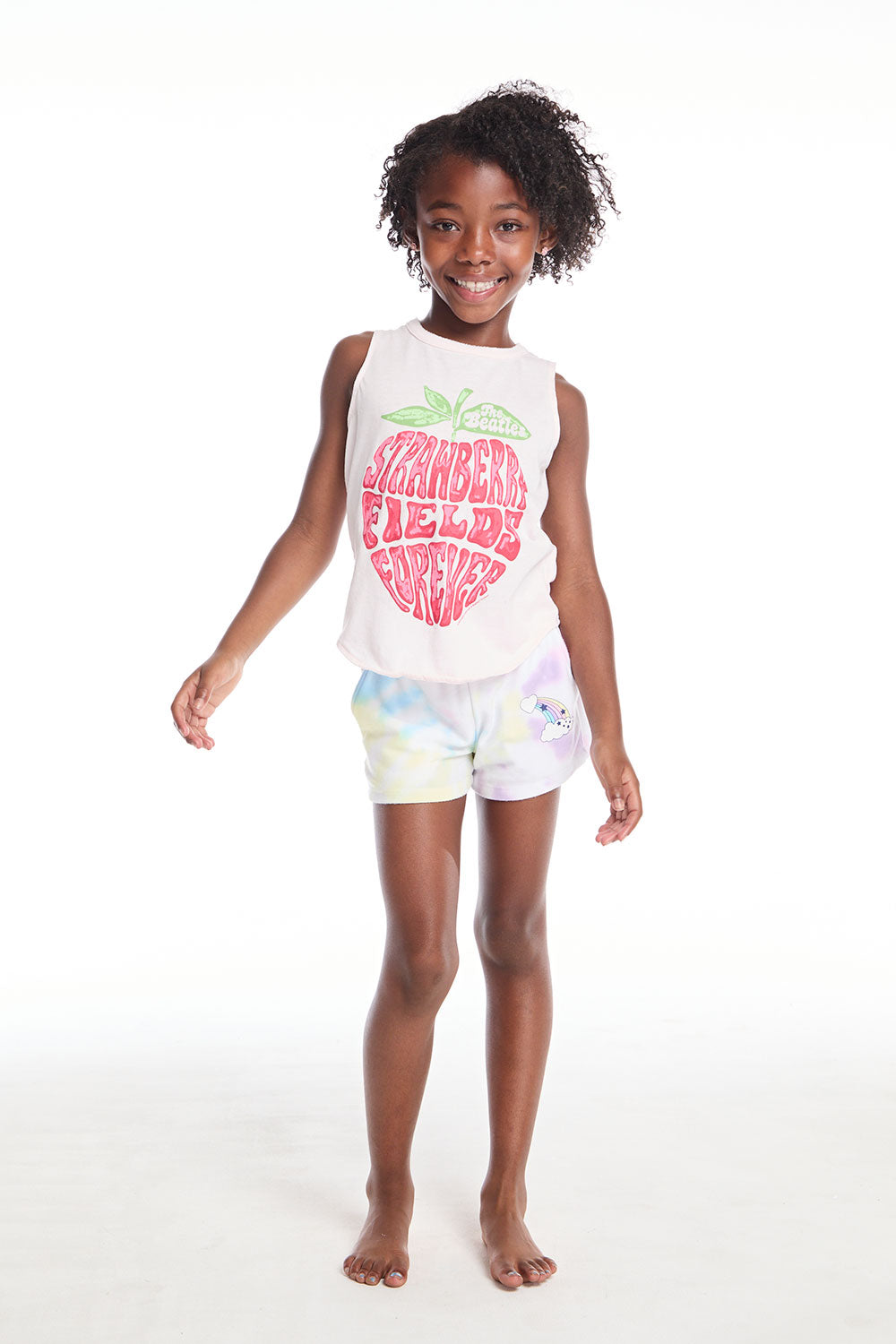 The Beatles Strawberry Fields Girls Shirttail Muscle Tee GIRLS chaserbrand
