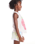 The Beatles Strawberry Fields Girls Shirttail Muscle Tee GIRLS chaserbrand