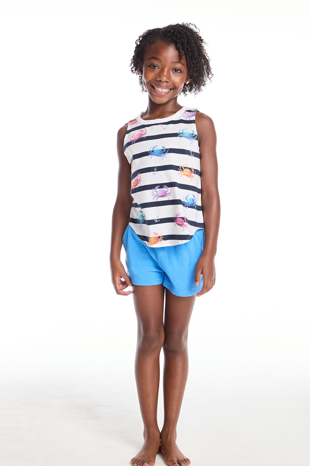 Colorful Crabs Girls Muscle Tee GIRLS chaserbrand