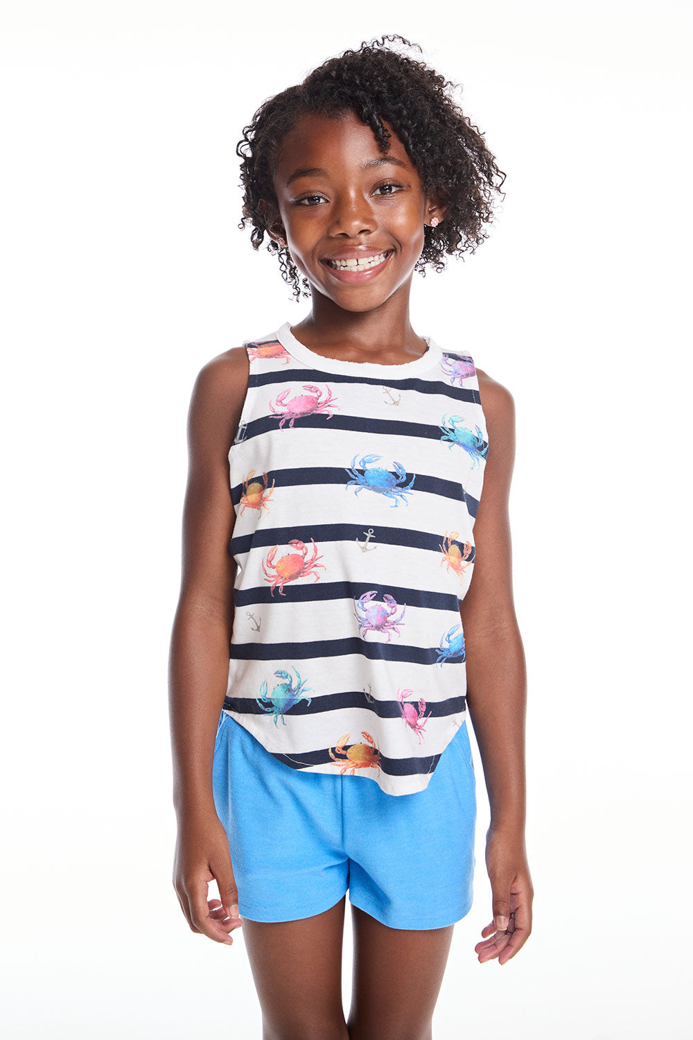 Colorful Crabs Girls Muscle Tee GIRLS chaserbrand