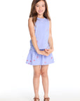 Tossed Stars Powder Blue Tank Girls chaserbrand