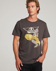 Aerosmith Just Push Play Mens Tee MENS chaserbrand