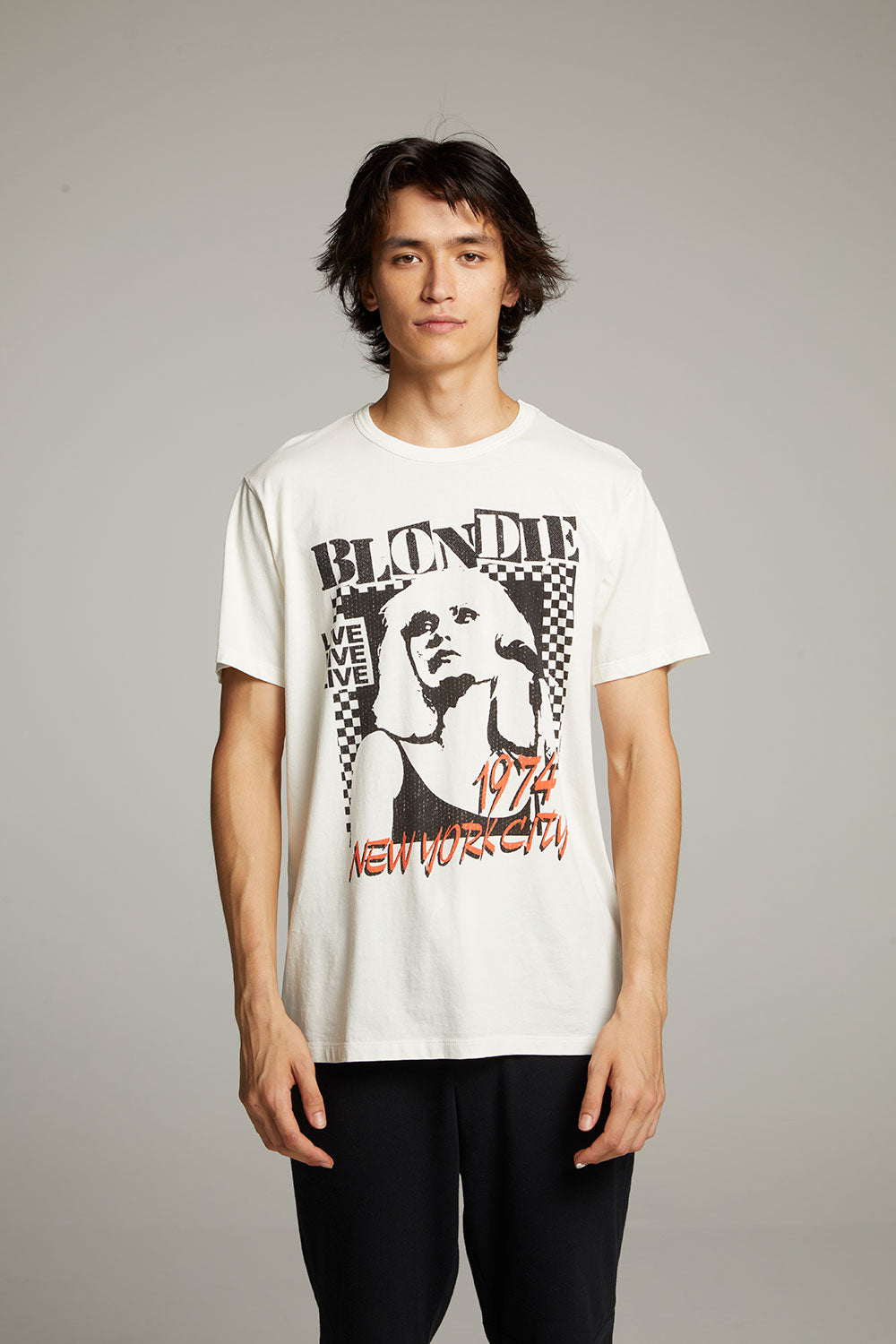 Blondie New York City 1974 Crew Neck Tee Mens chaserbrand