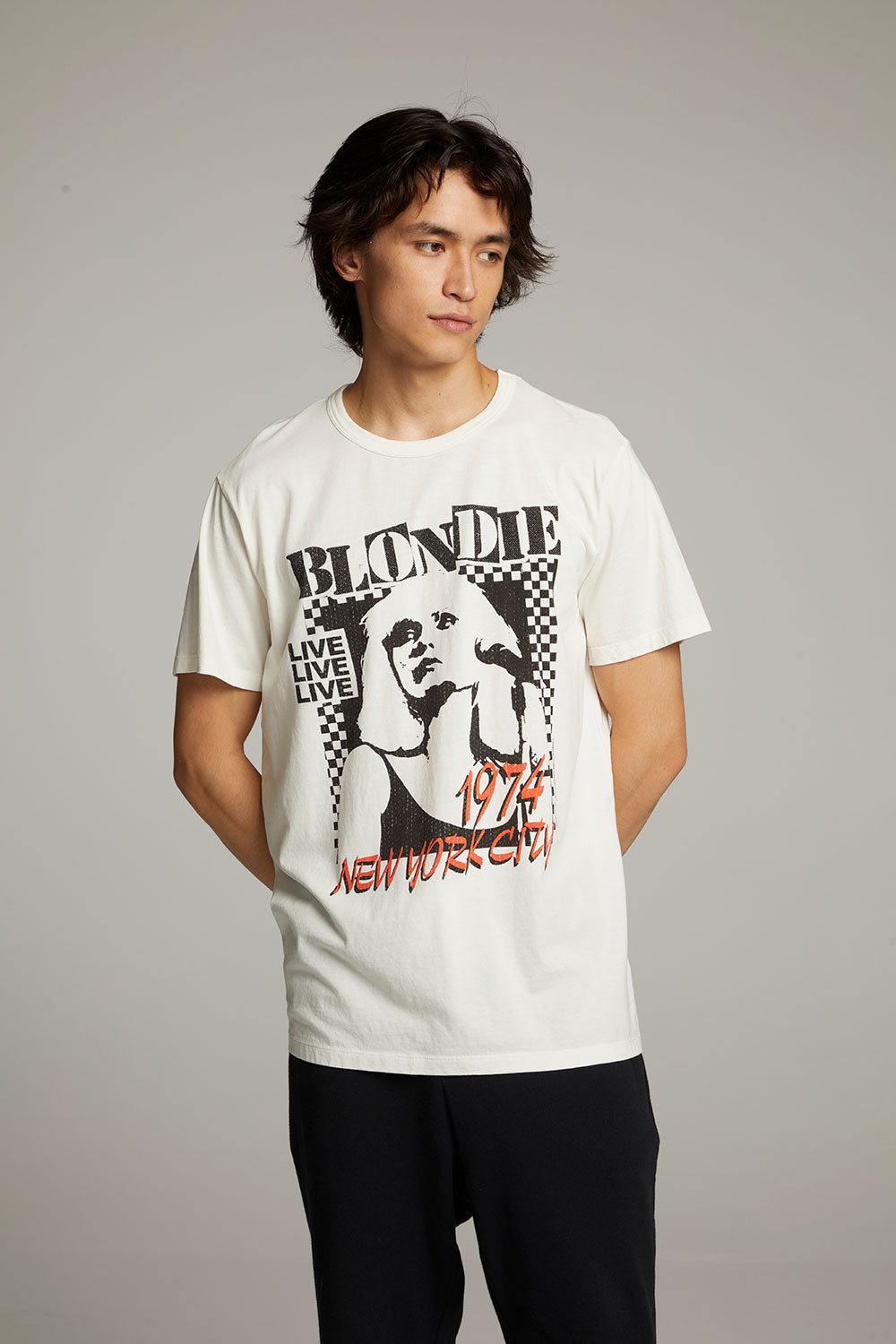 Blondie New York City 1974 Crew Neck Tee Mens chaserbrand