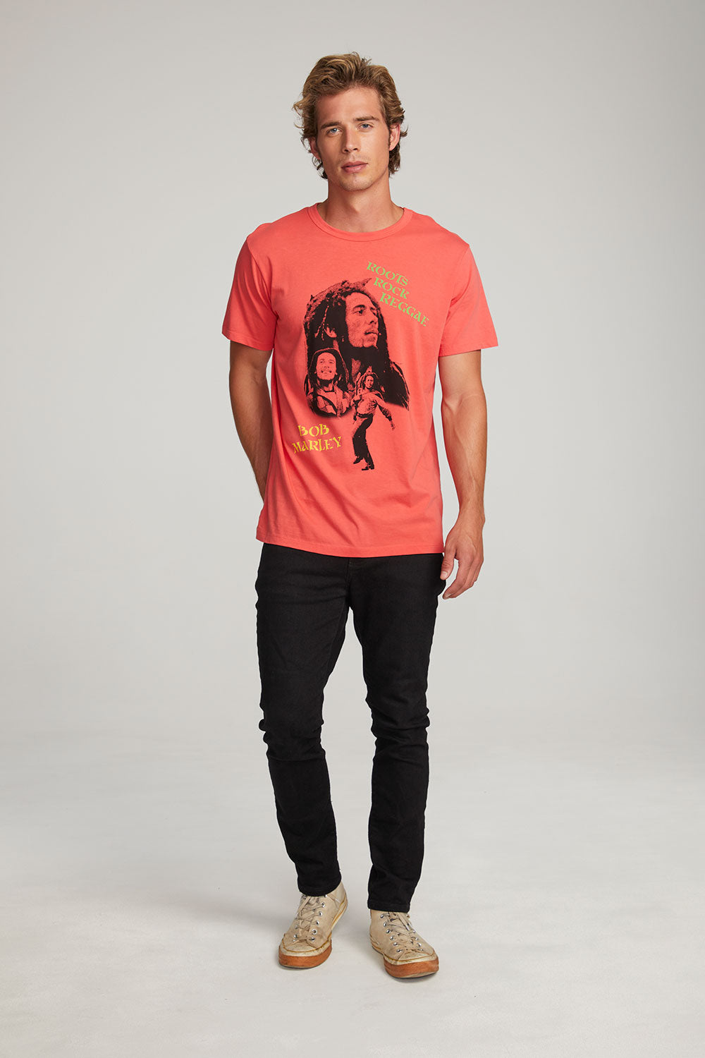 Bob Marley Roots Rock Reggae Mens Tee MENS chaserbrand