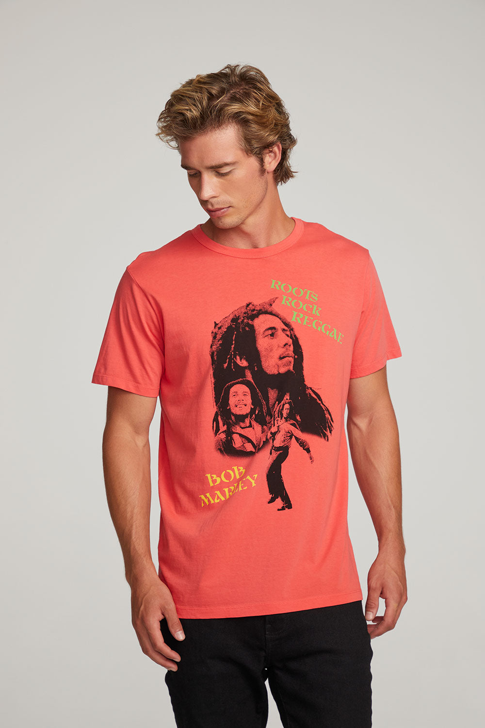 Bob Marley Roots Rock Reggae Mens Tee MENS chaserbrand