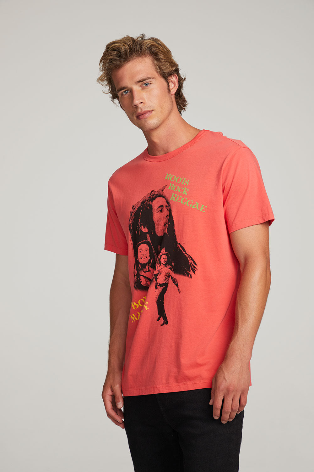 Bob Marley Roots Rock Reggae Mens Tee MENS chaserbrand