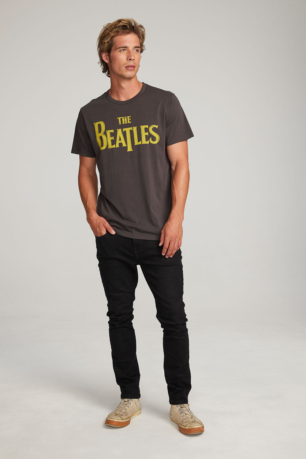 The Beatles Classic Logo Mens Tee MENS chaserbrand