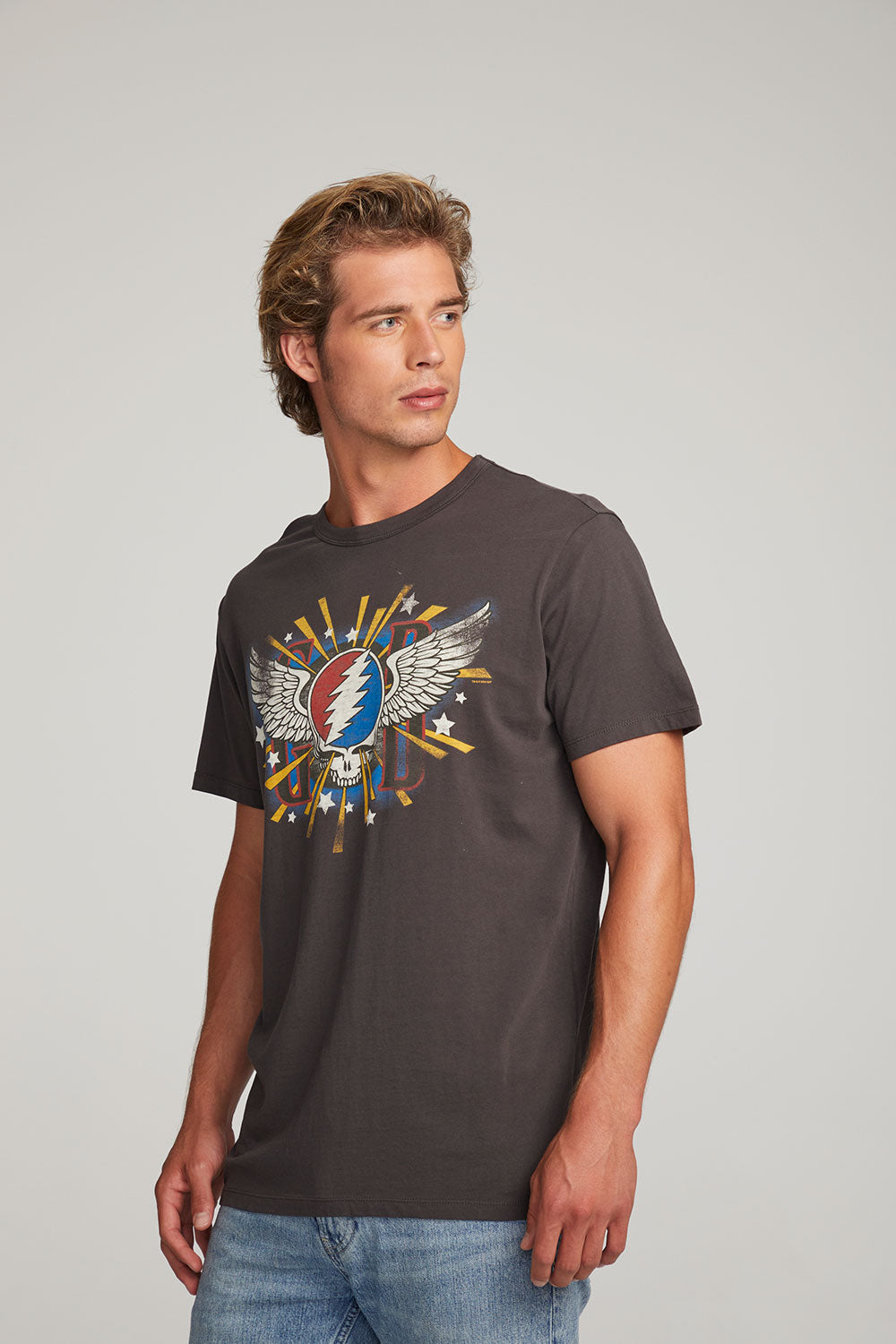 Grateful Dead Skull &amp; Wings Mens Tee MENS chaserbrand