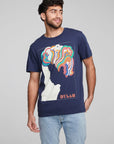 Bob Dylan Retro Poster Crew Neck Tee MENS chaserbrand