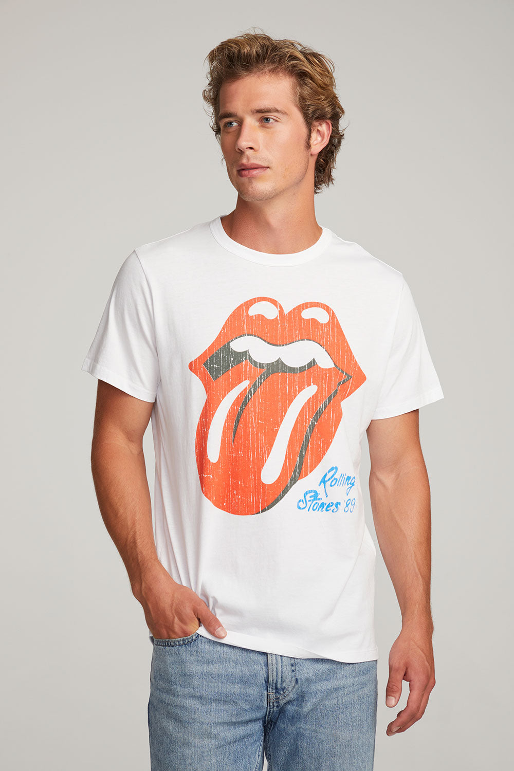 Rolling Stones Steel Wheels Tour Mens Tee MENS chaserbrand