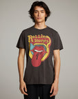 Rolling Stones Retro Logo Crew Neck Tee Mens chaserbrand