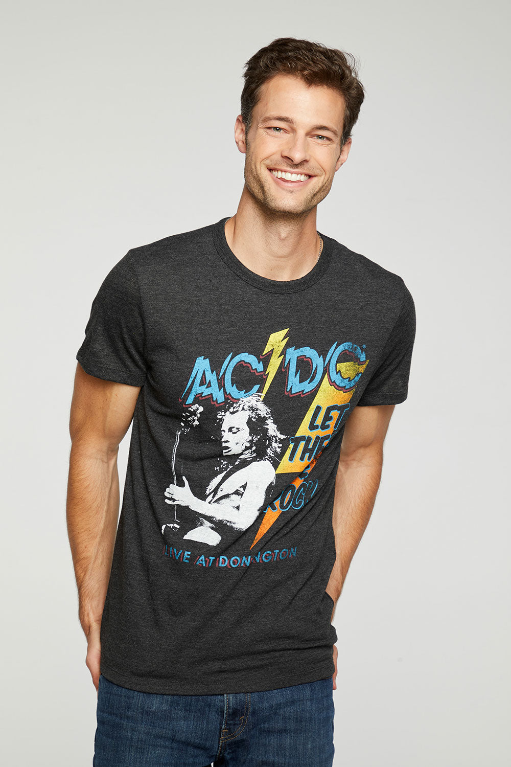 AC/DC Live At Donington Mens Tee MENS chaserbrand