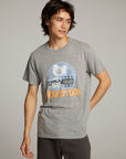 Woodstock Bird On Guitar Crew Neck Tee Mens chaserbrand