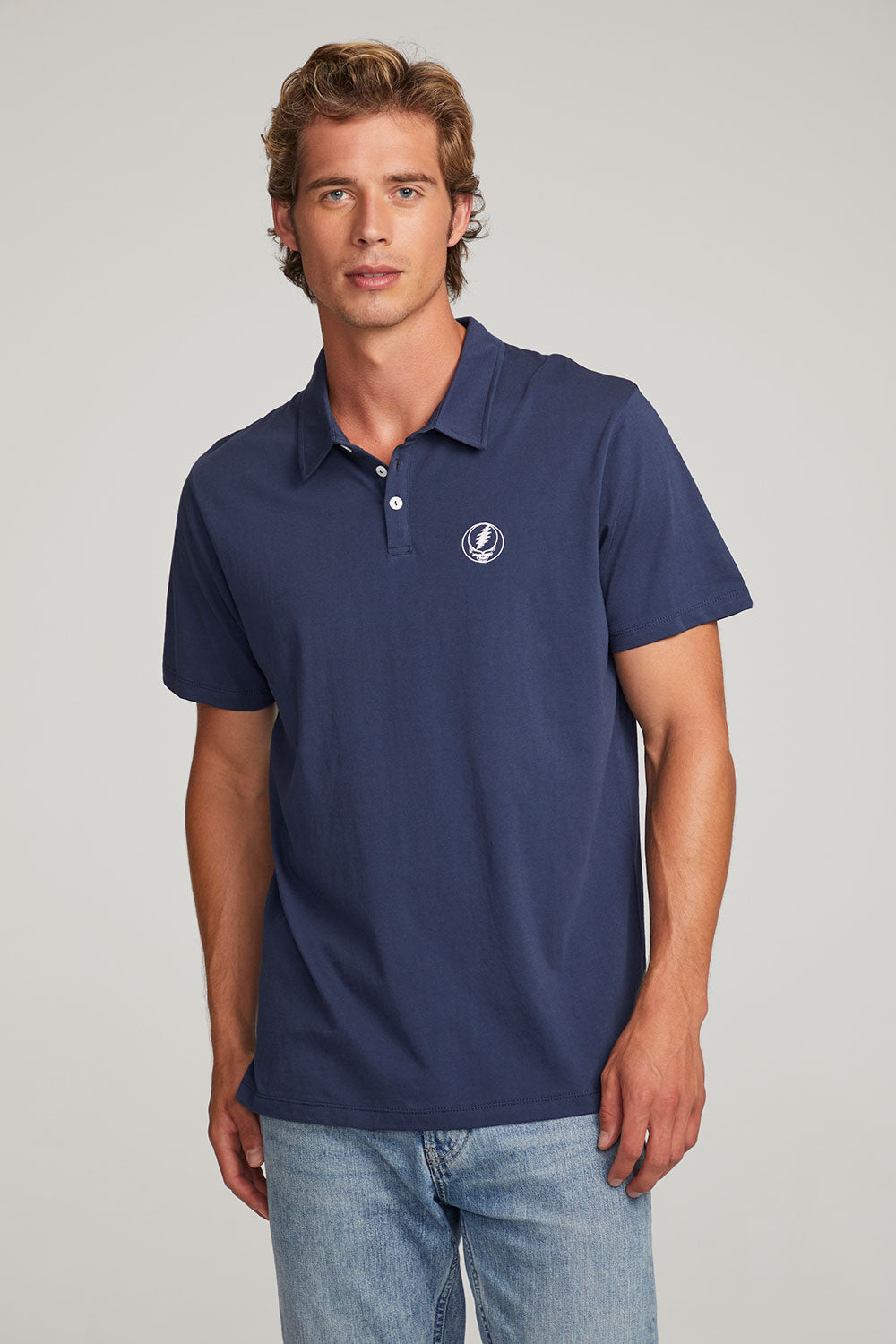 Grateful Dead Steal Your Face Polo Shirt MENS chaserbrand