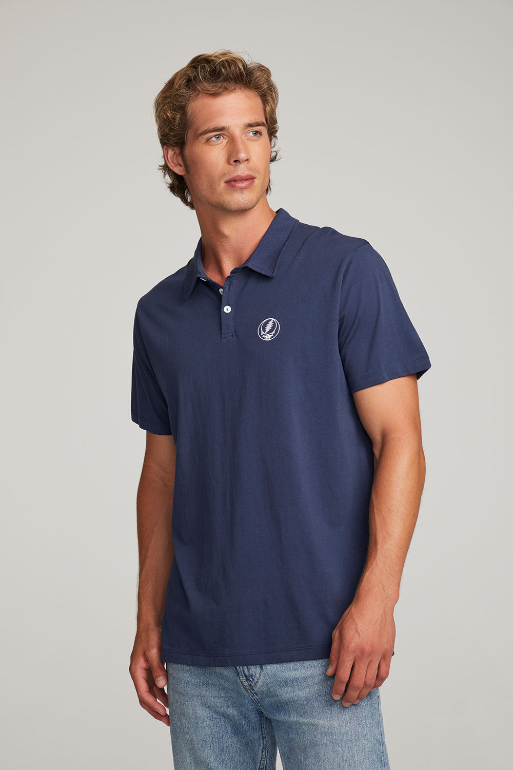 Grateful Dead Steal Your Face Polo Shirt MENS chaserbrand