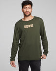 David Bowie Ziggy Stardust Long Sleeve Crew MENS chaserbrand
