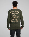 David Bowie Ziggy Stardust Long Sleeve Crew MENS chaserbrand