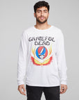 Grateful Dead Steal Your Face & Wings Long Sleeve Crew MENS chaserbrand