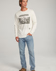 Woodstock Retro Poster Mens Long Sleeve MENS chaserbrand