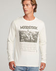 Woodstock Retro Poster Mens Long Sleeve MENS chaserbrand