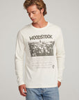 Woodstock Retro Poster Mens Long Sleeve MENS chaserbrand