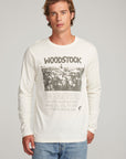 Woodstock Retro Poster Mens Long Sleeve MENS chaserbrand